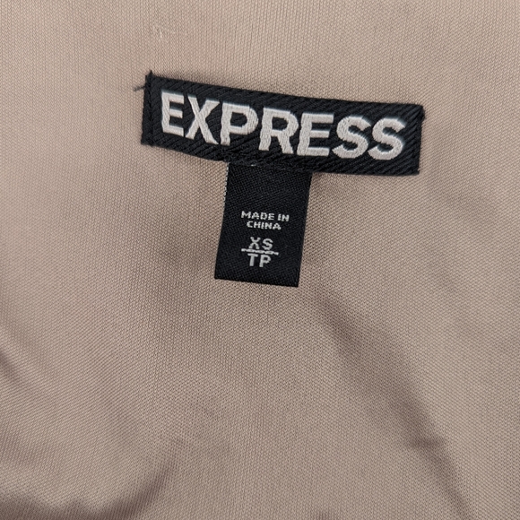 3/$20 Express Stretch Aztec Sequin Mini Skirt Taupe Size XS - Picture 3 of 5